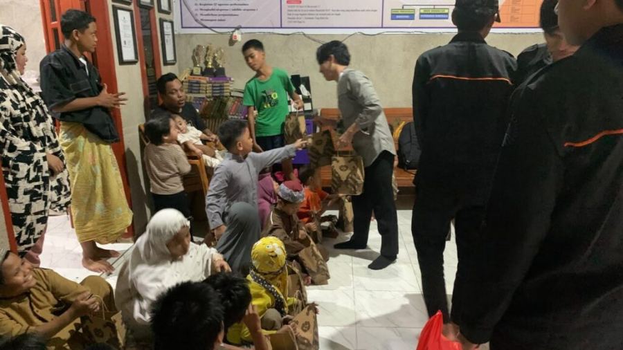 Kalam Mengajar, Mahasiswa IAI STIBA Berbagi Ilmu di Panti Asuhan Al-Faqri Antang