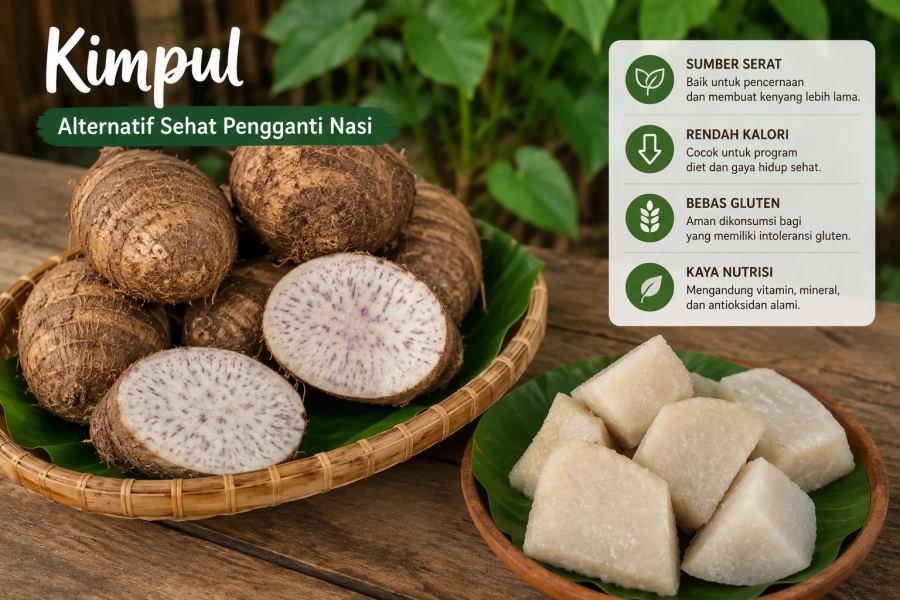 Kimpul Viral, Ini Fakta Gizinya Dibanding Nasi | LPP RRI