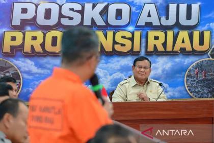 Presiden apresiasi penanganan karhutla 15 ribu hektare di Riau