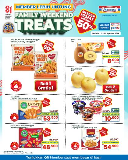 Promo Member Indomaret, Terakhir Hari Ini Hemat hingga 50 Persen Makanan-Minuman
