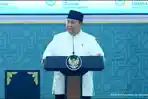 Tanggapi Statement Gus Kikin di Penutupan Muktamar ke-35 NU, Prabowo Lagi-lagi Bahas Angka 8