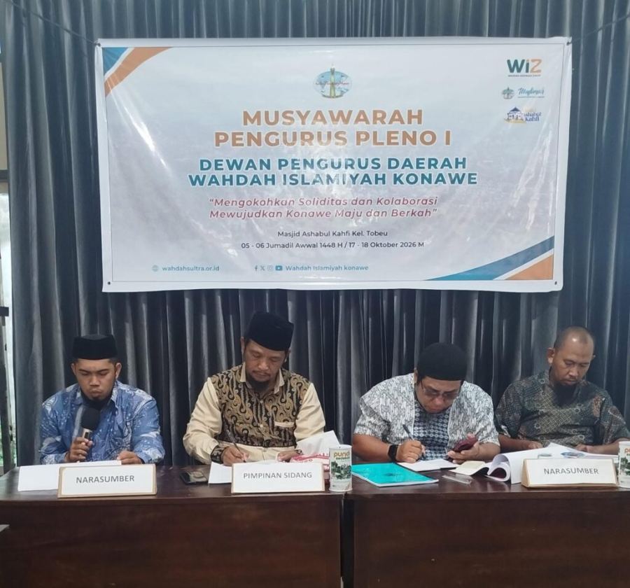 Tuntaskan 9 Agenda Pleno, MPP I Wahdah Islamiyah Konawe Resmi Ditutup