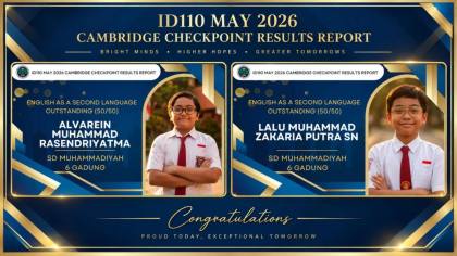 Dua Siswa SD Musix Raih Nilai Sempurna Cambridge Checkpoint
