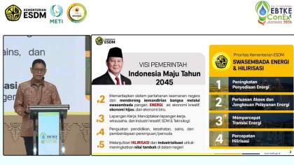 Ajang Energi Baru Terbarukan IndoEBTKE ConEX 2026 Resmi Dibuka