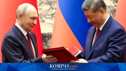 China-Rusia Makin Mesra, Xi Ngaku Bahagia Bertemu Putin