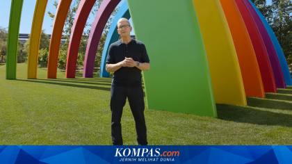Apple Gelar Pesta Perpisahan Tim Cook, Ada Momen yang Jarang Ia Tunjukkan