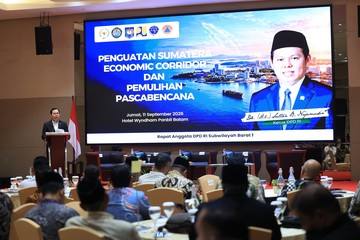Ketua DPD Dorong Pengembangan Koridor Ekonomi Sumatera Pascabencana
