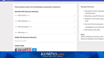 Cara Cek Desil Online di cekbansos.kemensos.go.id, Cukup Masukkan NIK