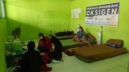 Karhutla Membara, Rumah Oksigen Muhammadiyah Layani Puluhan Orang Terpapar Asap