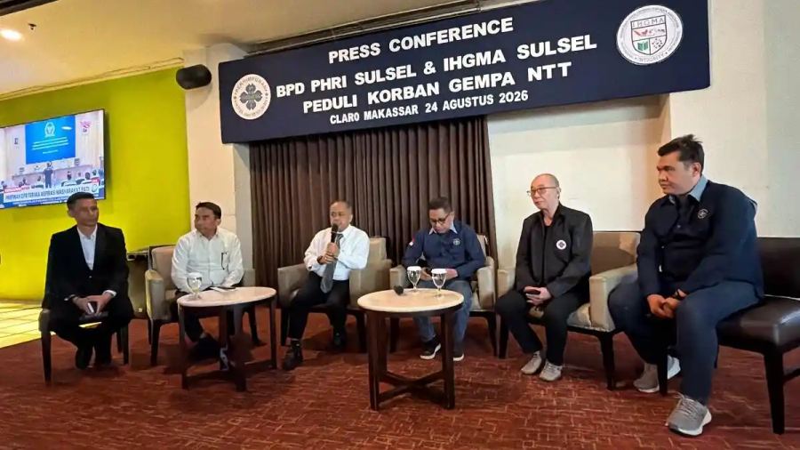 PHRI-IHGMA Sulsel Kumpulkan Rp30,35 Juta untuk Korban Gempa NTT