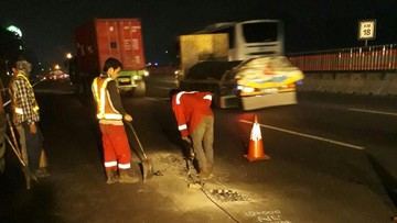 Cek! 7 Lokasi Perbaikan Jalan di Tol Jakarta-Cikampek hingga 4 September