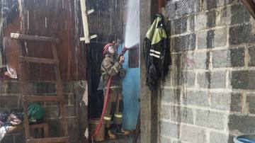 Kompor Menyala Ditinggal Tidur, Kontrakan di Cibinong Bogor Hangus Terbakar