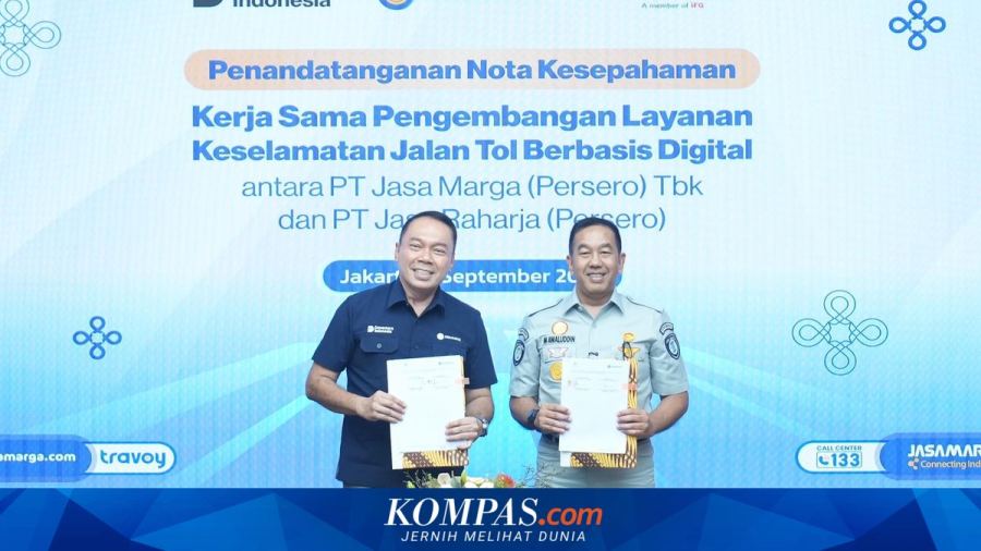 Perkuat Kolaborasi, Jasa Marga dan Jasa Raharja Kembangkan Layanan Keselamatan Jalan Tol Berbasis Digital