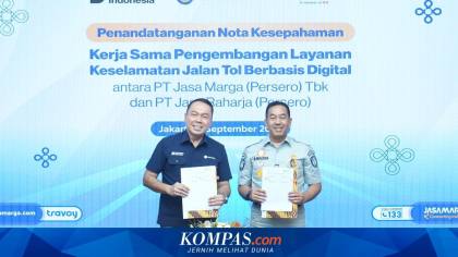 Perkuat Kolaborasi, Jasa Marga dan Jasa Raharja Kembangkan Layanan Keselamatan Jalan Tol Berbasis Digital
