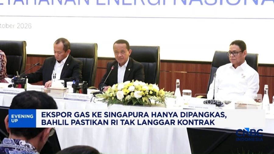 Video: Ekspor Gas Singapura Hanya Dipangkas, RI Tak Langgar Kontrak