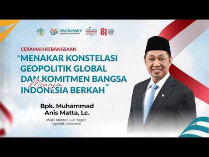 LIVE Ceramah Kebangsaan - Menakar Konstelasi Geopolitik Global & Komitmen Bangsa...