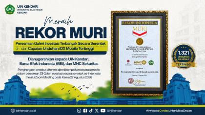 GIS UIN Kendari Raih Rekor MURI Nasional | LPP RRI