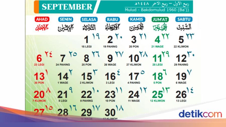 4 Hari Penting yang Diperingati pada 11 September 2026, Yuk Simak!