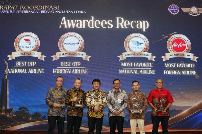 Pelita Air pertahankan predikat maskapai paling tepat waktu nasional