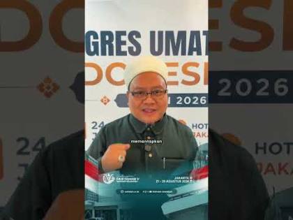 KALAU UMAT INGIN KUAT, PERSATUAN JANGAN CUMA JADI SLOGAN