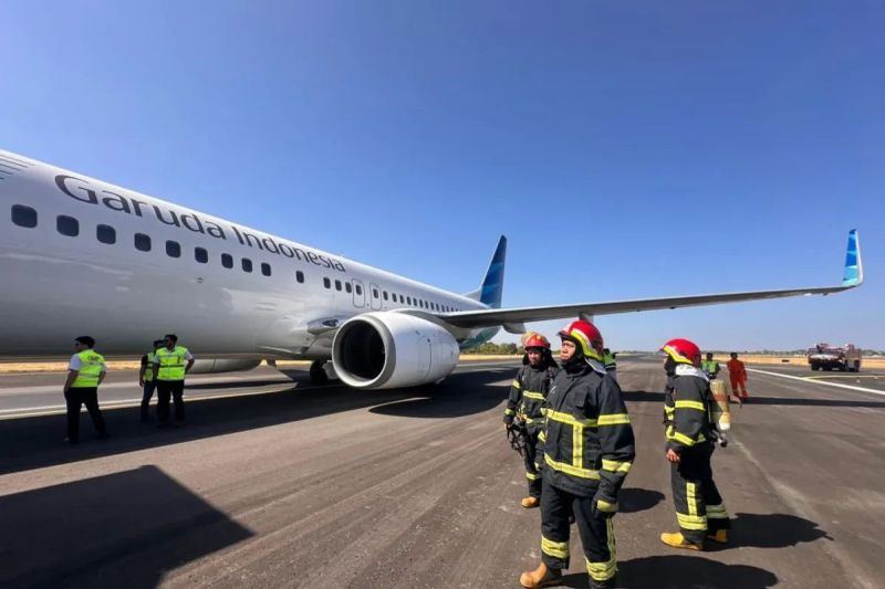 Garuda Indonesia pastikan GA-604 mendarat dengan aman sesuai standar