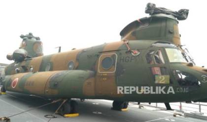 BNPB: Tiga Helikopter Chinook Jepang Bantu Penanganan Karhutla Selama 21 Hari