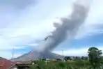 Gunung Sinabung Erupsi 3,5 Km, Status Naik Siaga, Berastagi Hujan Abu, Waspada Lahar!