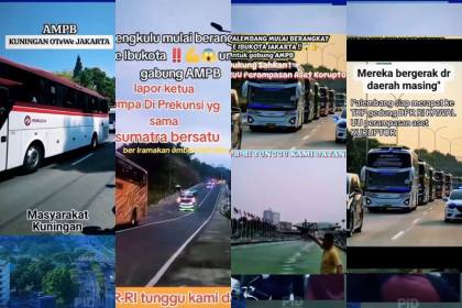 Polri pastikan video bus bawa massa ke Jakarta di medsos adalah hoaks