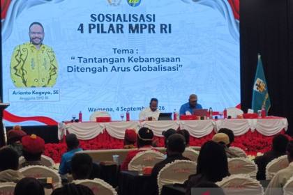 Arianto Kogoya bekali pemuda Papua Pegunungan nilai kebangsaan