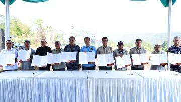 Kemenko Pangan Pastikan Hasil Panen Kedelai Pilot Project Cariu Terserap