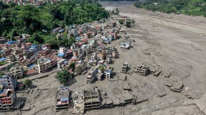Update Banjir Bandang Nepal-Tibet: 350 Orang Tewas, 1.300 Hilang