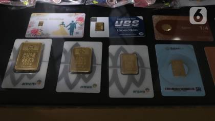 Harga Emas Pegadaian Sabtu 5 September 2026, Antam dan UBS Naik