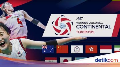 Jadwal AVC Women's Continental Championship 2026 Hari Ini 29 Agustus 2026