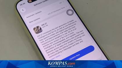 iOS 27 Resmi di Indonesia, Ini 2 Cara Update dan Daftar iPhone yang Kebagian