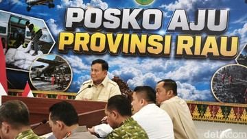 Prabowo Minta 3 Orang Pura-Pura Mancing Bakar Lahan Riau Dibawa ke Jakarta