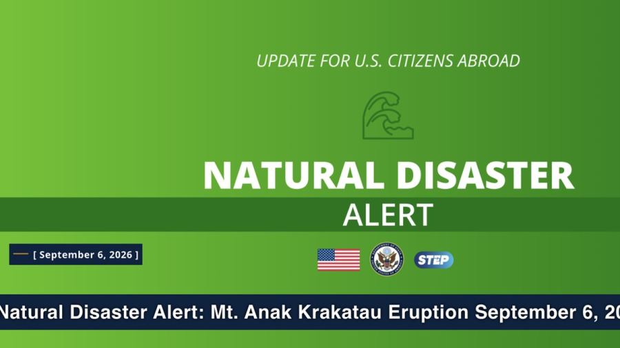 Anak Krakatau Erupsi, Amerika-Malaysia Warning Warganya