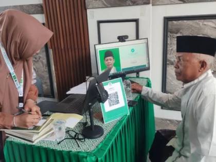Rabu Siang, Muktamirin Mulai Berdatangan ke Tower 6 MTsN 3 Jombang untuk Registrasi Penginapan