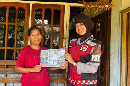 Ditsamapta Polda Kaltara gencar edukasi masyarakat bahaya karhutla