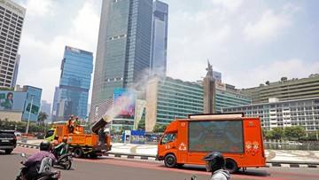 DLH DKI Sebut Udara Jakarta Membaik Usai Penyiraman Abu Vulkanik Anak Krakatau