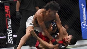 FOTO: Momen Bilal Hasan Menang KO saat Debut di UFC