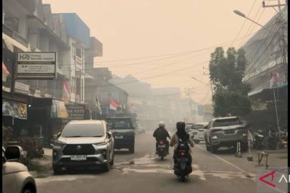 Sekolah di Pontianak masih belajar daring dari karena asap masih tebal