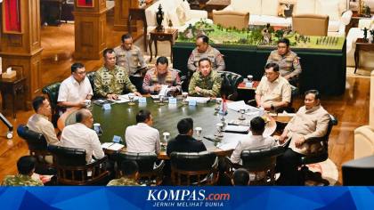 Sebelum ke Rusia, Prabowo Kumpulkan Menhan hingga Kapolda Metro di Hambalang