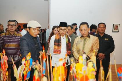 Kapolri apresiasi pameran Nasirun “Bersimpuh di Kaki Para Guru”
