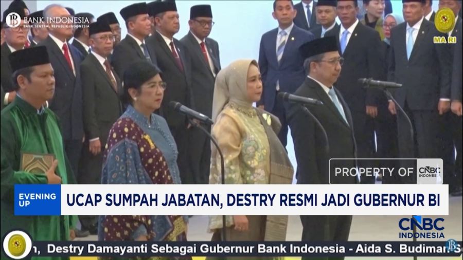 Video: Ucap Sumpah Jabatan, Destry Resmi Jadi Gubernur BI