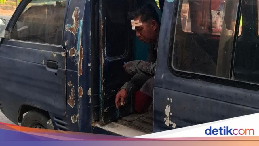 Pria Diduga Mabuk Hajar Sopir Pete-pete di Polman Pakai Kunci Roda