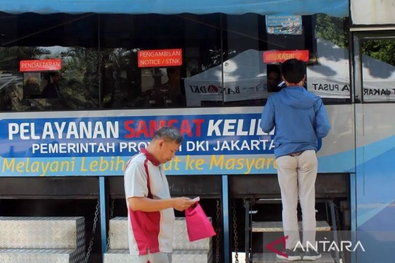 Gerai Samsat Keliling tersedia di 14 wilayah pada Senin