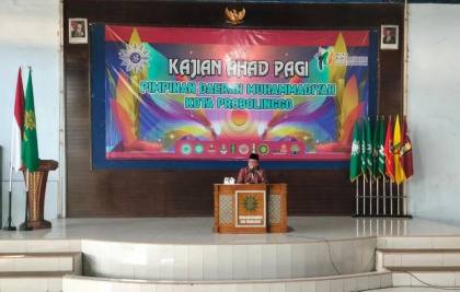 Kajian Ahad Pagi PDM Kota Probolinggo Kupas Sejarah Maulid Nabi Muhammad SAW