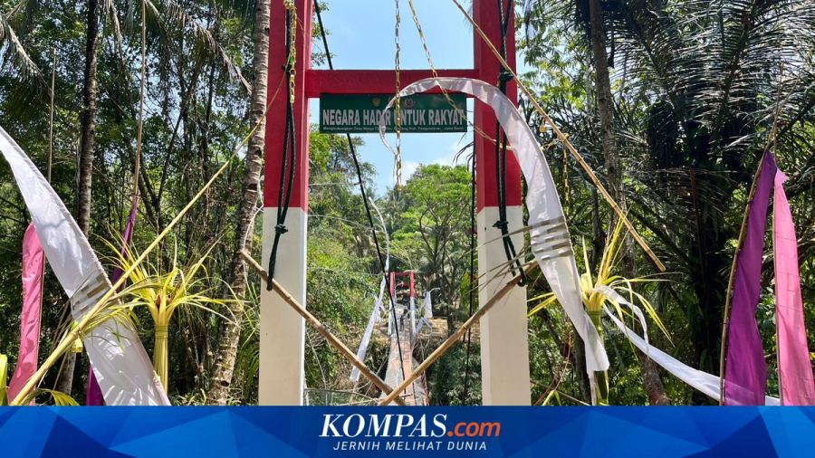 TNI AD Ungkap Penyebab Jembatan Gantung di Pangandaran Ambruk Usai Diresmikan