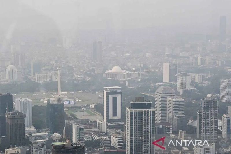 Kualitas udara DKI Jakarta tidak sehat pada Kamis pagi