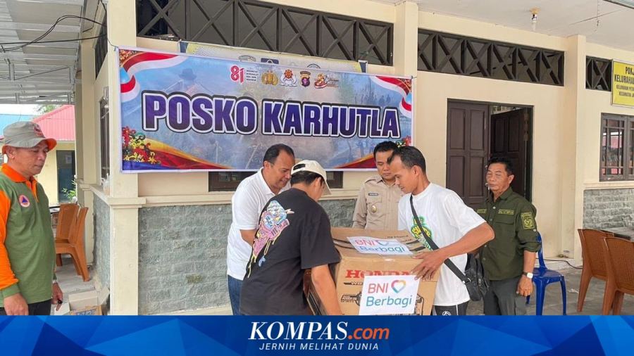 BNI Salurkan Bantuan Masyarakat Terdampak Karhutla di Kalimantan Tengah